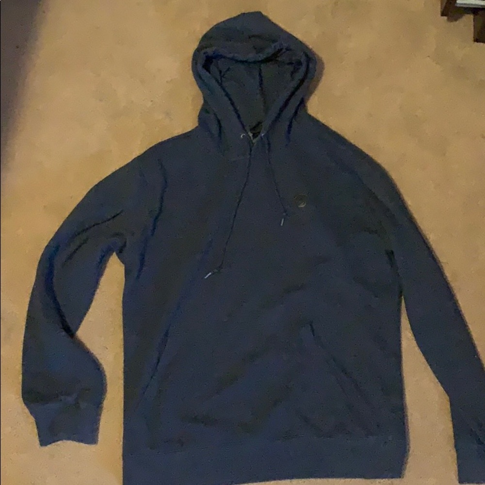 Volcom adult large navy blue hoodie.